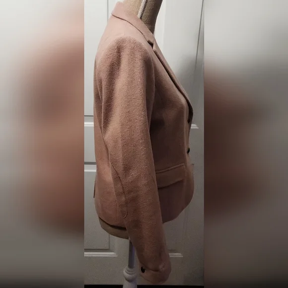 Gap Pink Herringbone The Academy Blazer Size 8 - Picture 5 of 10